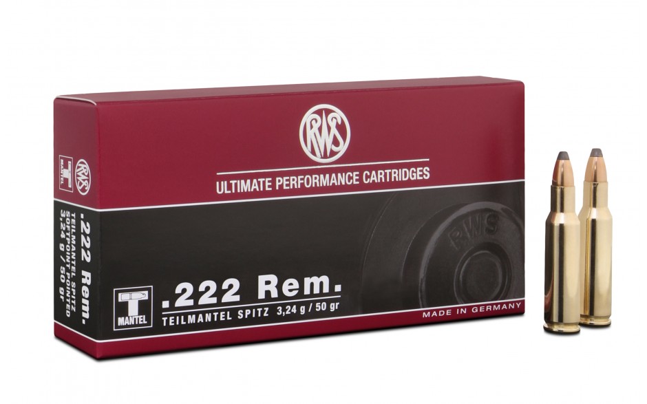 RWS .222 Rem. TMS 3,24 gr - Büchsenmunition - Munition